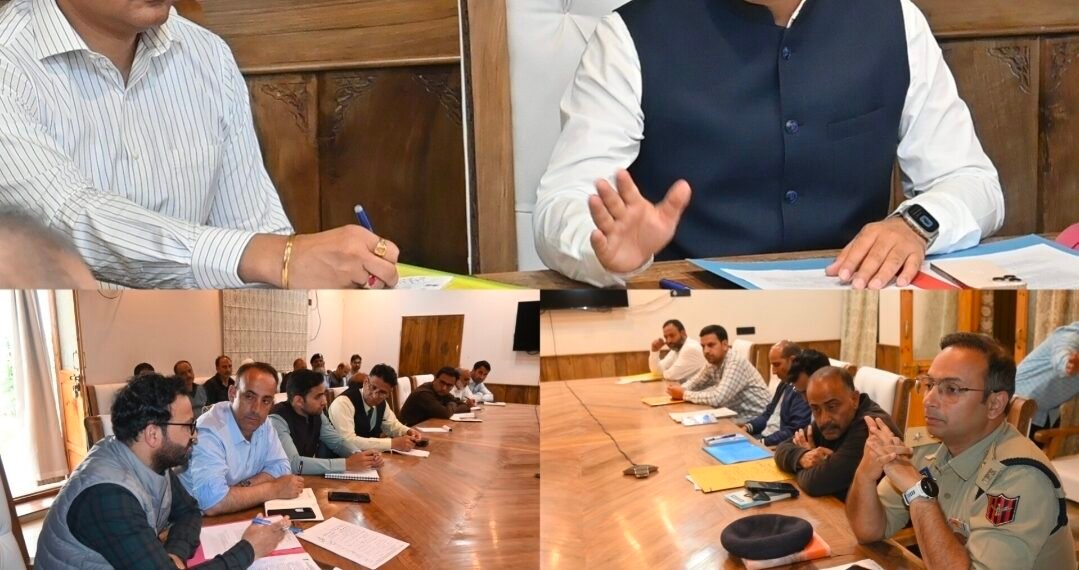 DC Anantnag reviews Eid-ul-Adha arrangements; Directs departments to ensure smooth observance of festival