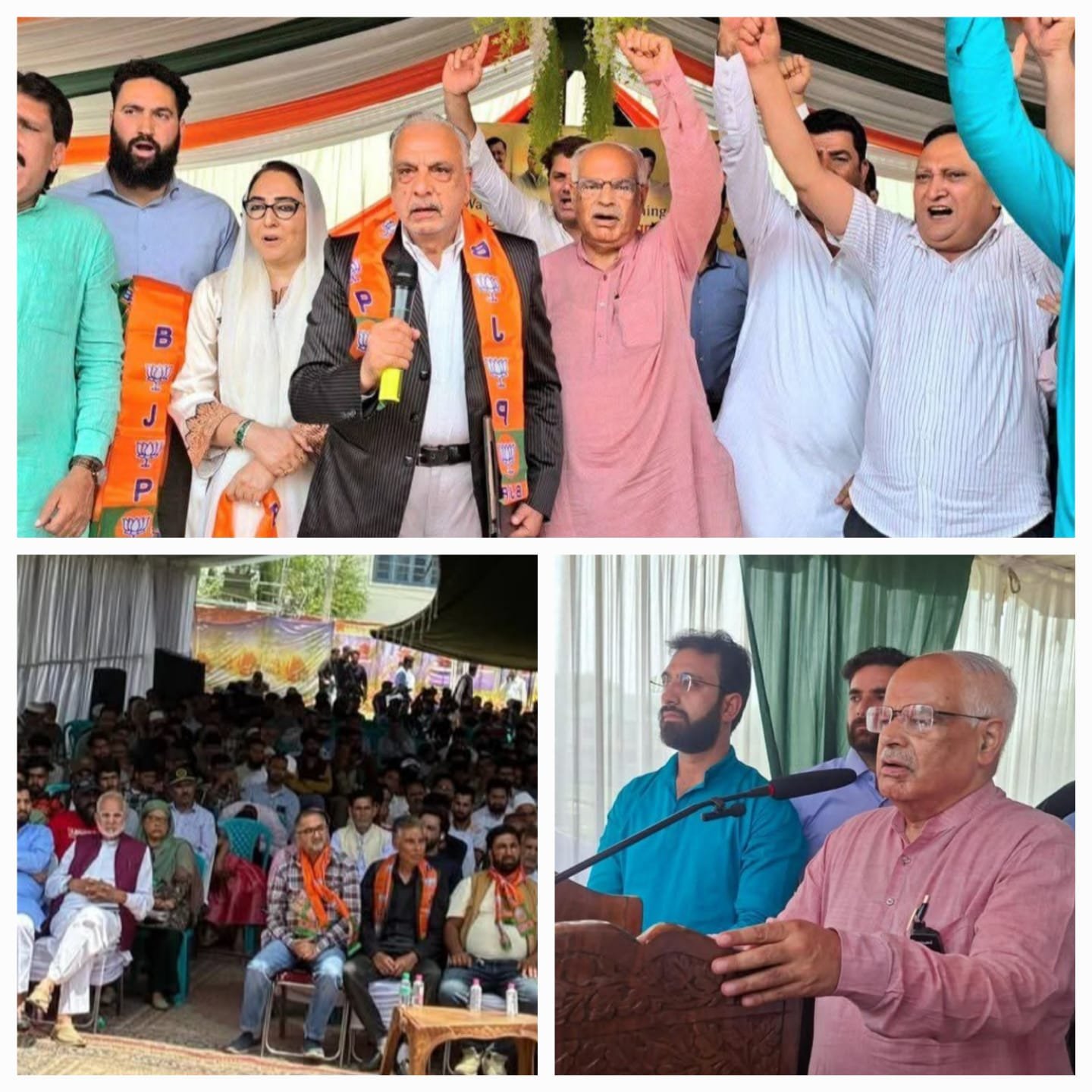 Political Shift in Srinagar: Major Influx of NC Workers into BJP Fold