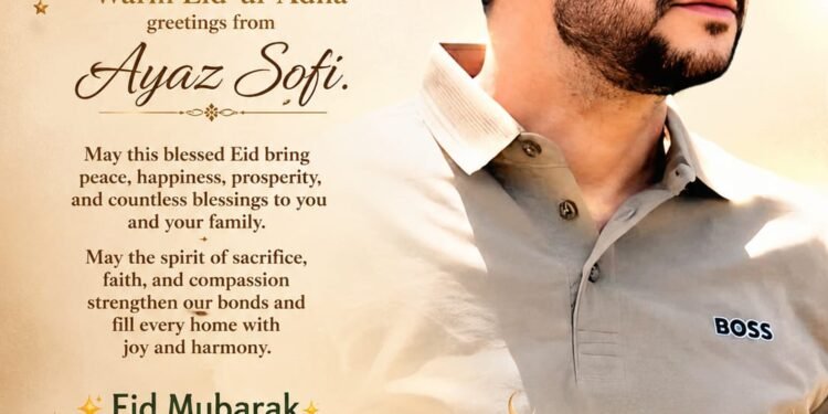 GPA President Ayaz Sofi Greets People on Eid-ul-Adha