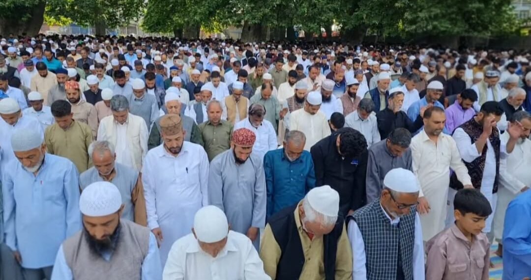 Ganderbal Resonates with Eid Prayers, Joy and Togetherness