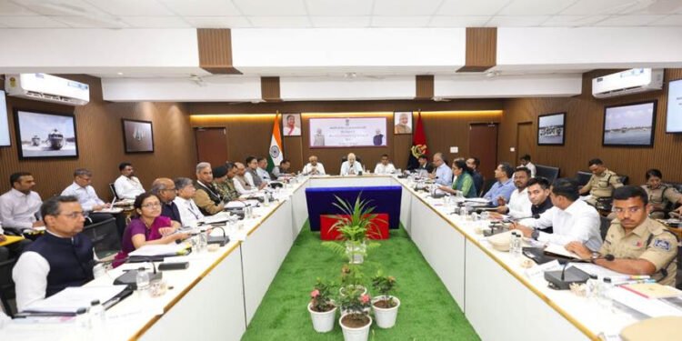 Amit Shah Chairs High-Level Security Review Meeting on Gujarat Border Issues