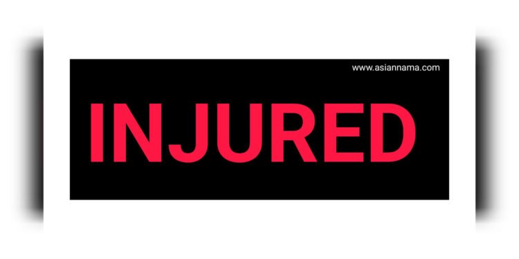 Four Injured in Two-Vehicle Collision at Khonmoh, Hospitalized