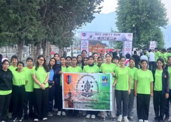 NIT Srinagar NCC Cadets Shine at ‘Run with Pride – Run for India’ event