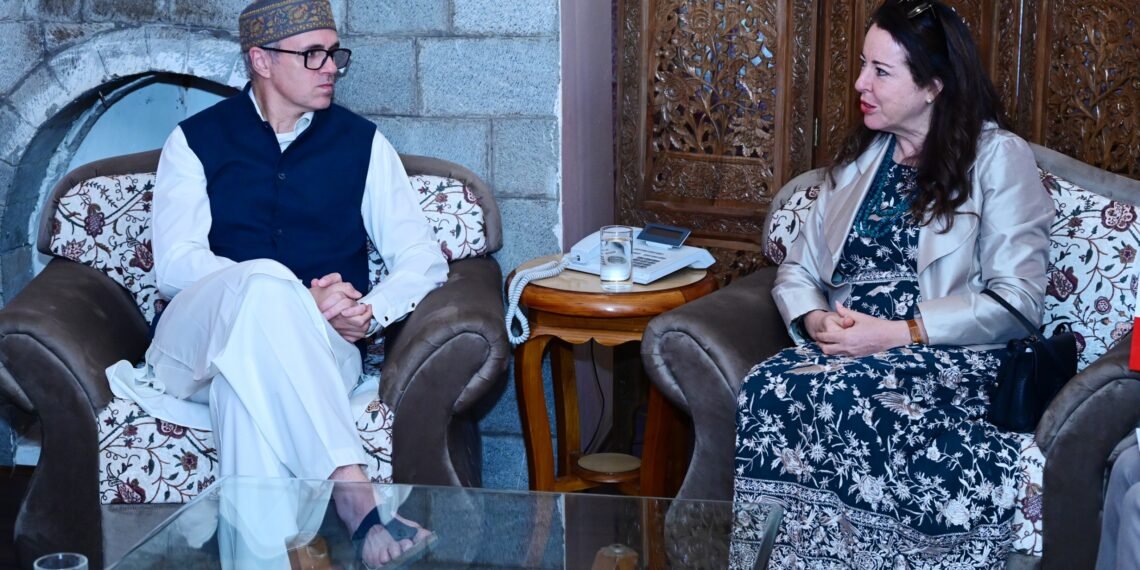 Swiss Ambassador to India Maya Tissafi calls on CM Omar Abdullah