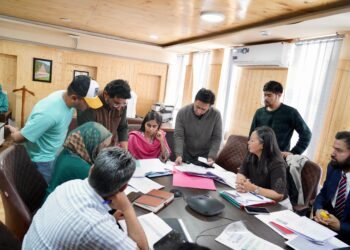Administrative Secretary reviews Welfare Programmes, Poshan Bhi Padhai Bhi Training Preparations, and Scholarship Verification Measures in Ladakh