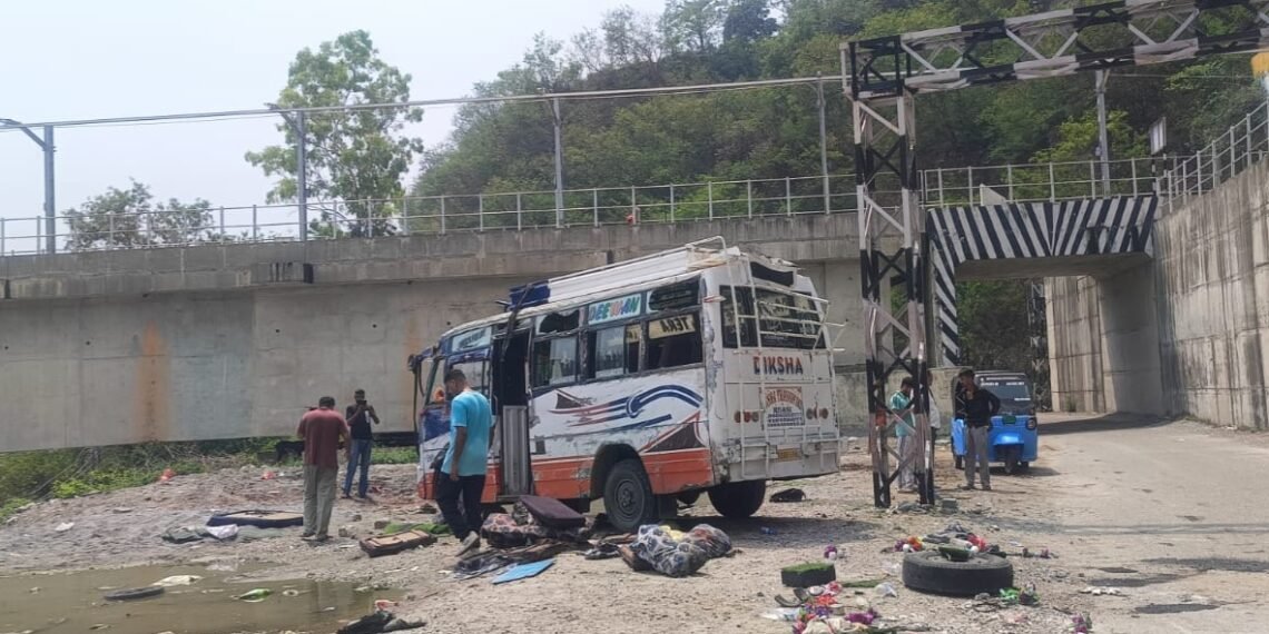 Nine Injured as CISF Bus Skids Off Road Near Tarakote in Reasi