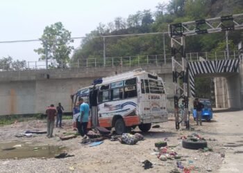 Nine Injured as CISF Bus Skids Off Road Near Tarakote in Reasi