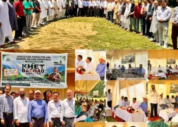 Agriculture Department Bandipora organizes Farmers’ Awareness Programme under Khet Bachao Abhiyan