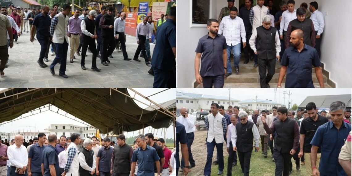 Chief Secretary reviews arrangements for Annual Mela Kheer Bhawani at Tulmulla
