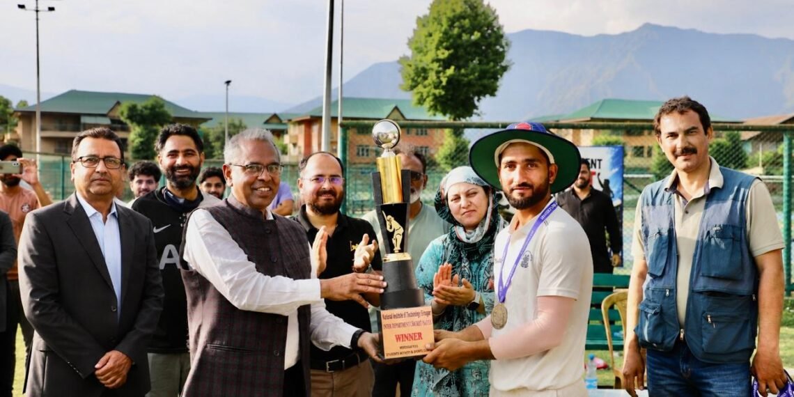 Civil Engineering department clinches Inter-Department Cricket Tournament 2026 title at NIT Srinagar