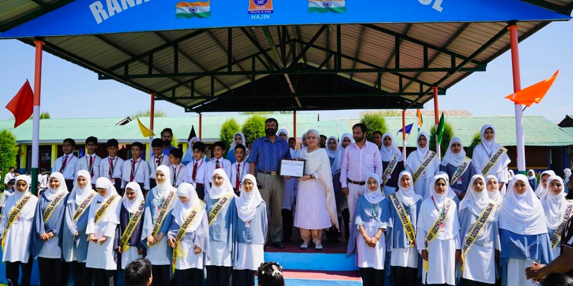 DC Bandipora visits Army Goodwill School Hajin