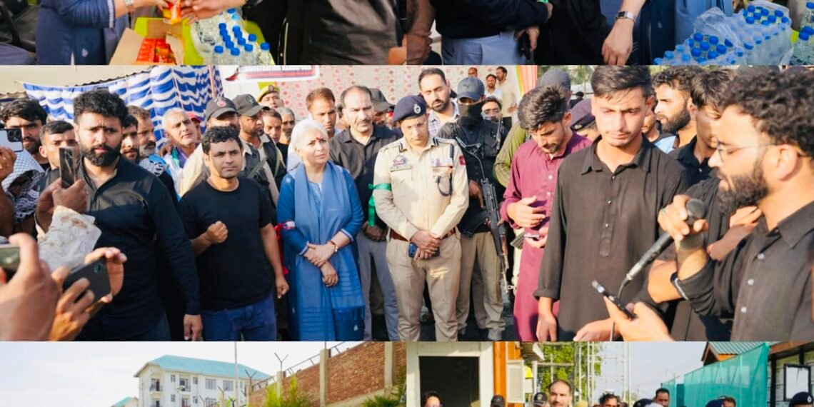 DC Bandipora joins 12th Muharram Procession at Sumbal
