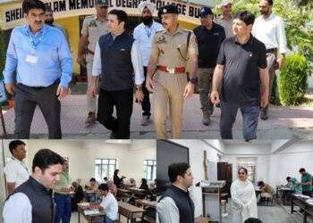 DC Budgam, SSP inspect NEET-2026 Examination Centres