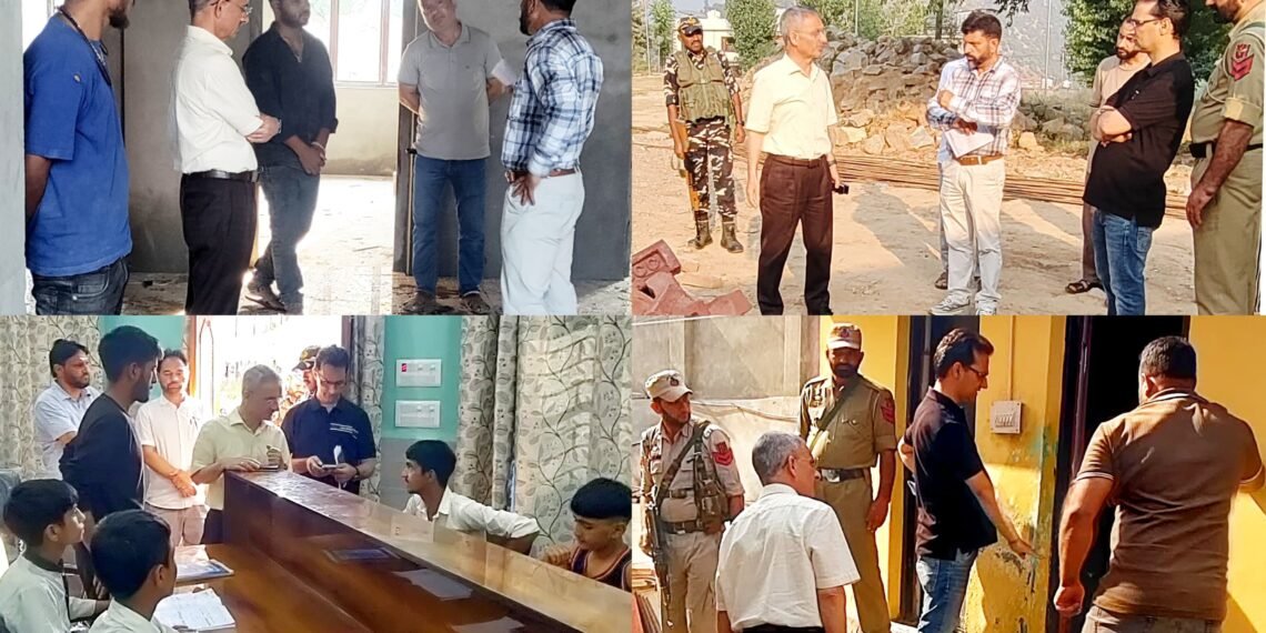 DC Doda inspects Gujjar and Bakarwal hostels, suspends JE, Electrician over serious lapses, orders inquiries