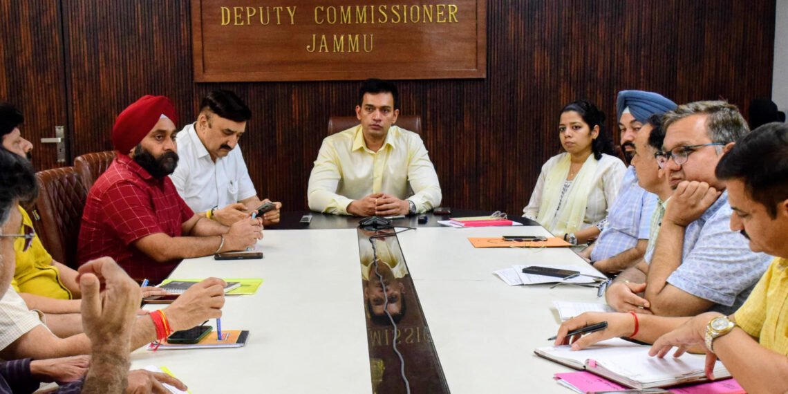 DC Jammu reviews water, power supply; Stresses responsiveness in grievance redressal