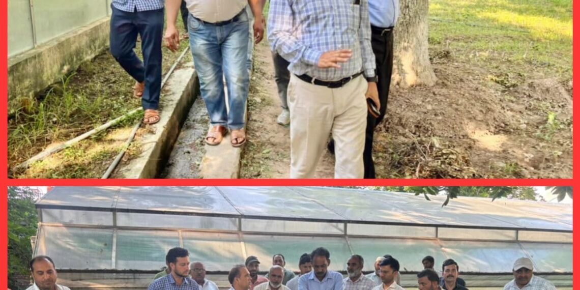 Director of Horticulture Jammu reviews development activities in Poonch district