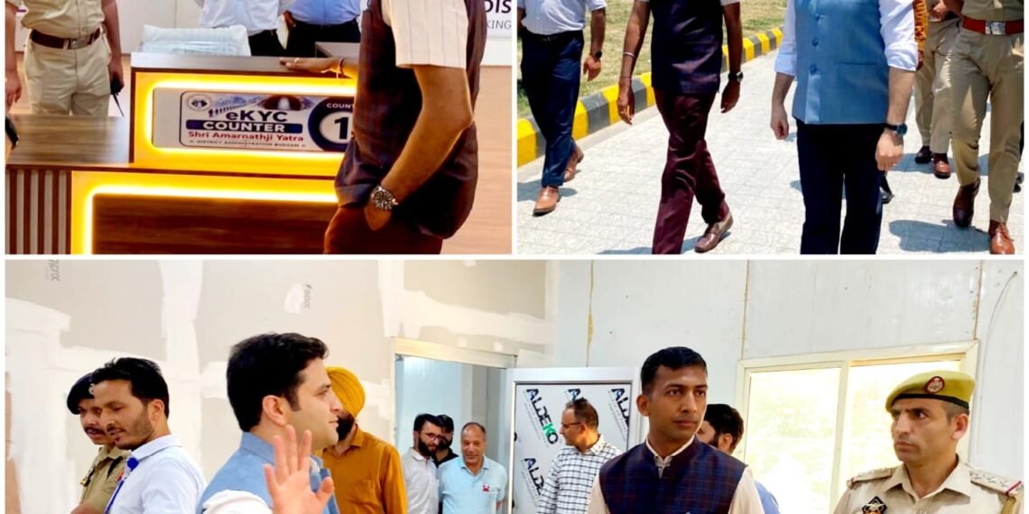 Div Com Kashmir reviews facilities for Yatris at Srinagar Airport