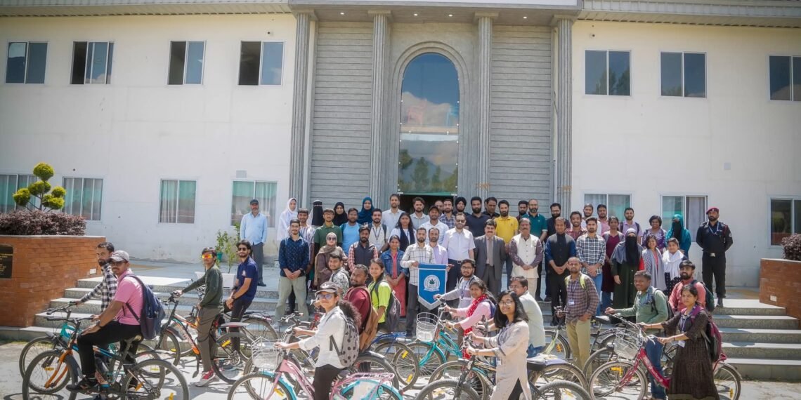 CUKashmir celebrates world bicycle day 2026