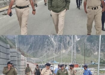 IGP Traffic reviews arrangements for SANJY-2026 during visit to Baltal Base Camp