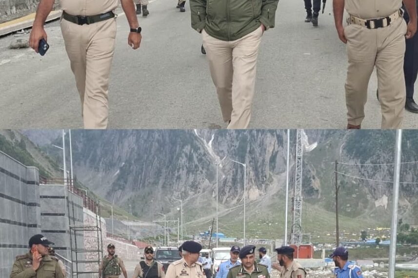 IGP Traffic reviews arrangements for SANJY-2026 during visit to Baltal Base Camp