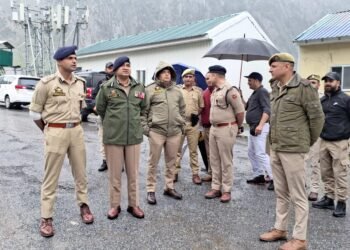 IGP Kashmir Reviews Security, Logistical Arrangements at Baltal Base Camp for Amarnath Yatra 2026