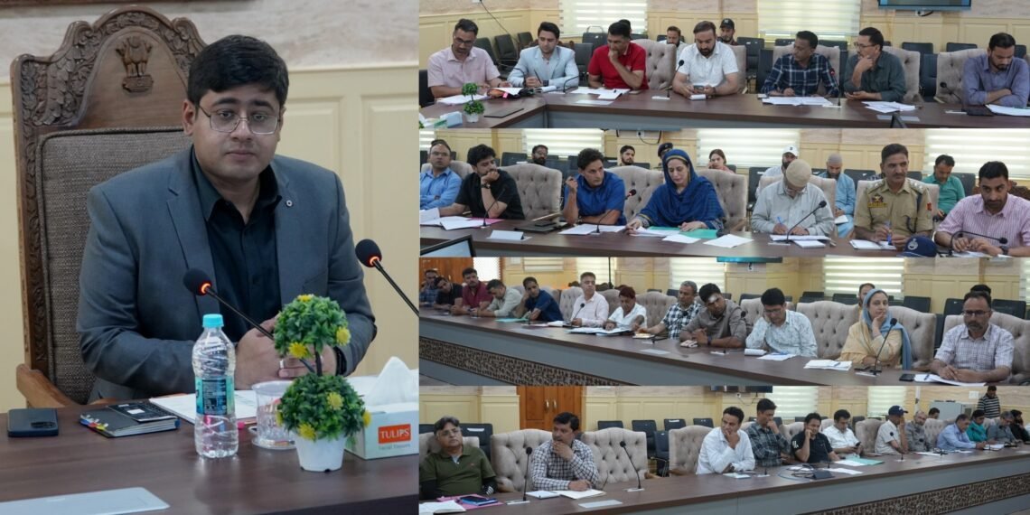 DC Ganderbal reviews SANJY-2026 preparedness; directs timely completion of all works for smooth and safe Yatra