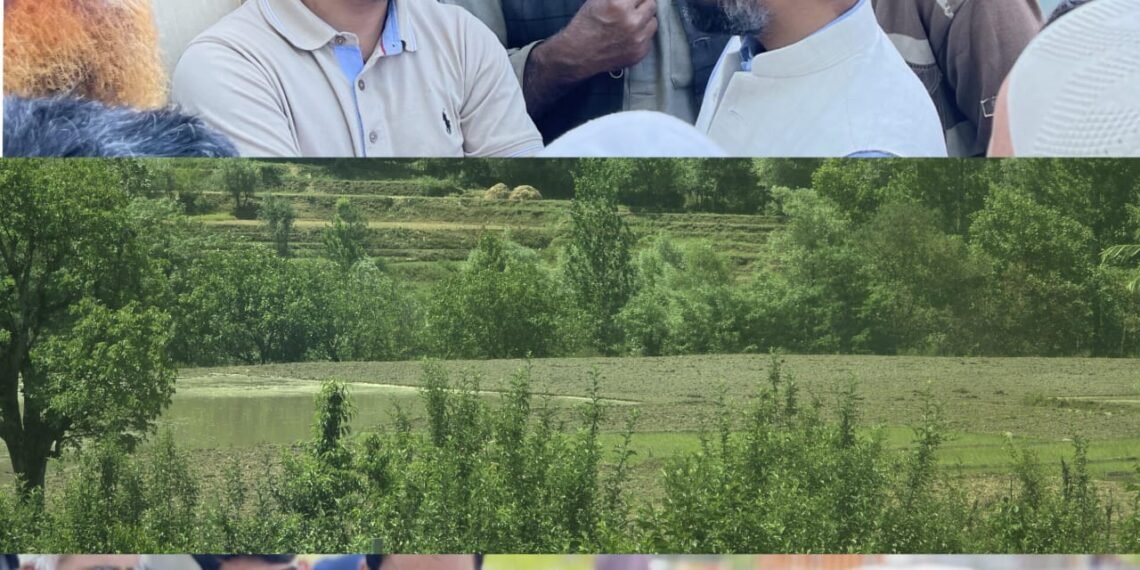 MLA Kangan Mian Mehar Ali Visits Margund, Hears Farmers’ Grievances Over Irrigation Crisis