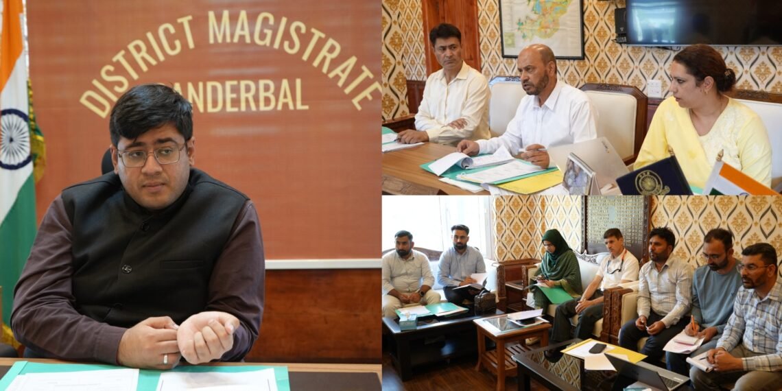 DC Ganderbal reviews progress achieved under Mission YUVA; 163 cases approved for financial support