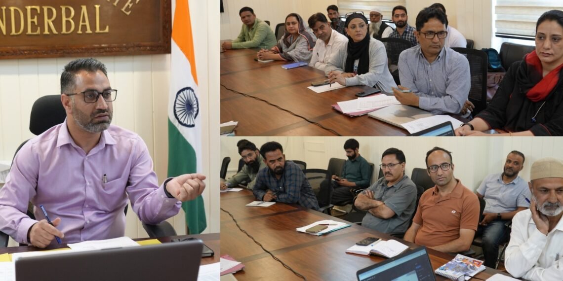 District Level Telecom Committee meeting held to review Telecom infrastructure works at Ganderbal