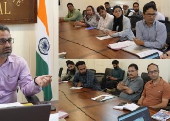 District Level Telecom Committee meeting held to review Telecom infrastructure works at Ganderbal