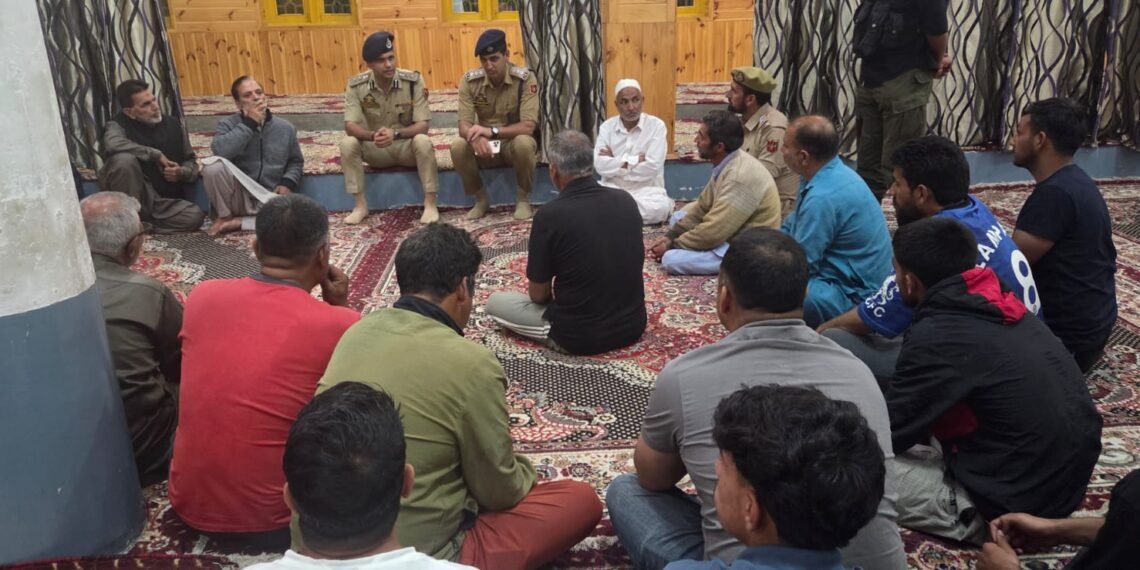 SSP GANDERBAL TOOK STOCK OF MUHARRAM PREPARATIONS AND HELD MEETING WITH RESPECTABLES OF DAB AREA AHEAD OF UMM-I-ASHURA