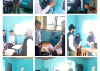 Zonal Education officer Tullamulla Conducts Surprise Inspection of Various Schools to Boost Learning and Hygiene Standards.