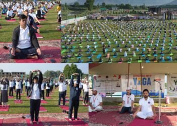 International Day of Yoga celebrated in District Ganderbal with great zeal & enthusiasm