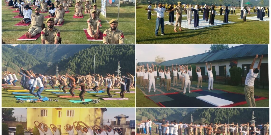 GANDERBAL POLICE OBSERVES INTERNATIONAL YOGA DAY-2026 ACROSS THE DISTRICT WITH GREAT ENTHUSIASM AND ZEAL