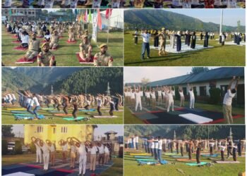 GANDERBAL POLICE OBSERVES INTERNATIONAL YOGA DAY-2026 ACROSS THE DISTRICT WITH GREAT ENTHUSIASM AND ZEAL