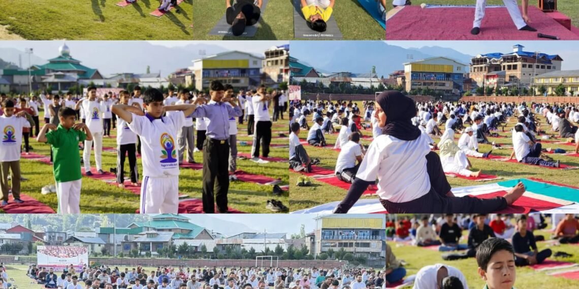 From Banks of Wular to Meadows of Tulail- International Yoga Day 2026 Observed Across Bandipora