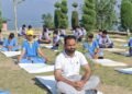 Social Activist & Youth Leader Muzamil Mehmood Celebrates International Yoga Day at Baba Hanief-ud-Din Reshi Shrine, Beerwah Budgam