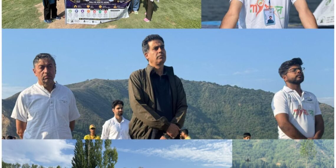 International Yoga Day 2026 Celebrated with Great Enthusiasm at Manasbal Lake