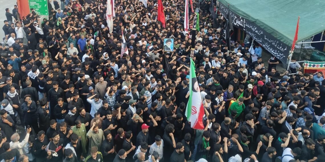 Sea of mourners floods streets as 8th Muharram procession begins in Sgr