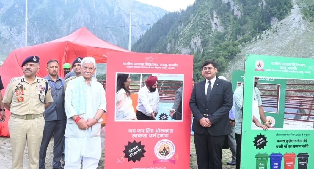 Lieutenant Governor visits Baltal, reviews preparations for the upcoming Shri Amarnathji Yatra