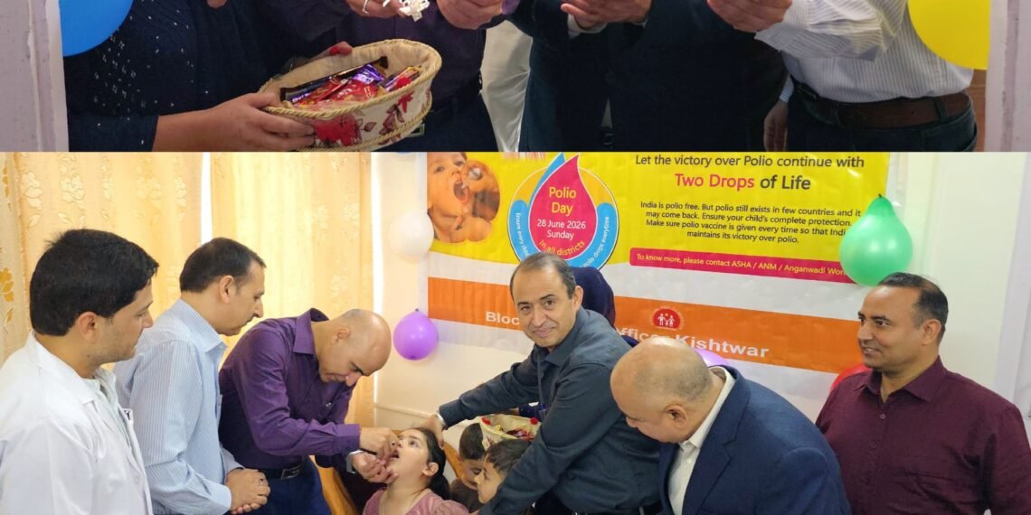 Over 36 thousand children take Pulse Polio vaccine in Kishtwar