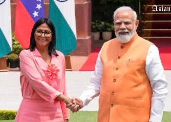 Prime Minister Narendra Modi on Thursday held talks with Venezuelan Vice President Delcy Rodriguez