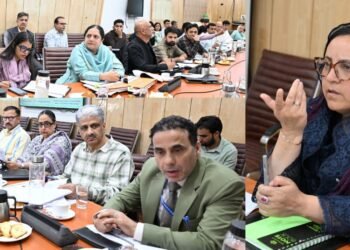 Sakeena Itoo reviews performance, functioning  of J&K Medical Supplies Corporation Limited