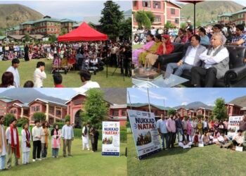 IUST showcases Nukkad Natak on Anti-Drug Awareness Under Nasha Mukt Bharat Abhiyaan
