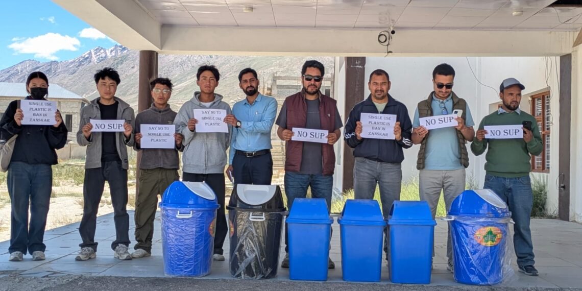 Government Degree College Zanskar Organises Awareness Programme on Ban on Single-Use Plastics