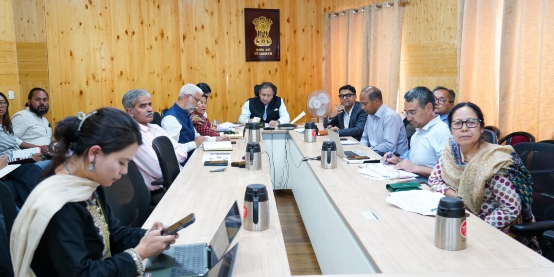 Chief Secretary Reviews Implementation of Flagship Schemes Across UT Ladakh, Stresses Outcome-Oriented Governance