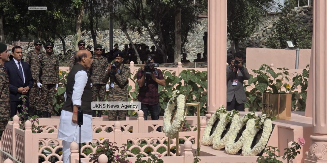 Rajnath Singh Leads Nation in Paying Tribute to Kargil Heroes at Drass War Memorial