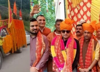 Annual Sarvadhar Chhari Yatra flagged off from Ukhral