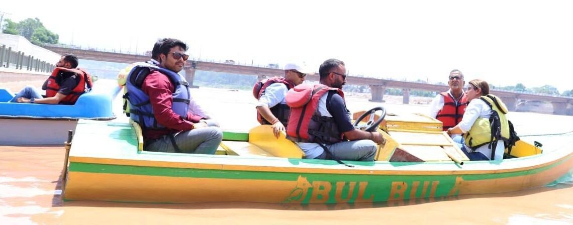 Boating facility inaugurated at Tawi River Front to welcome Shri Amarnath Yatra Pilgrims