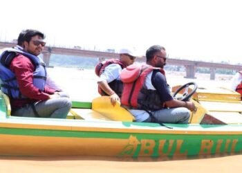 Boating facility inaugurated at Tawi River Front to welcome Shri Amarnath Yatra Pilgrims